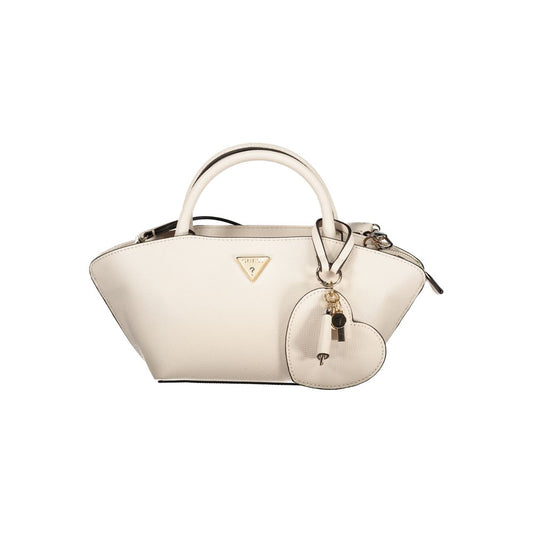 Guess Jeans Beige Polyethylen Handtasche