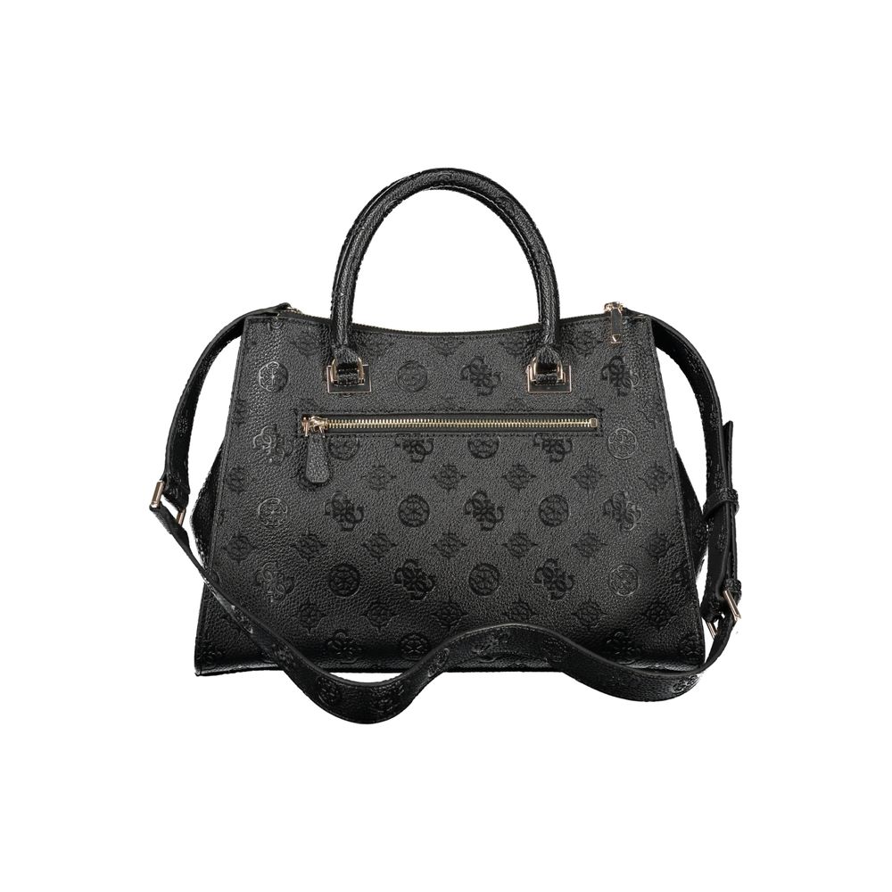 Guess Jeans – Schwarze Polyethylen-Handtasche