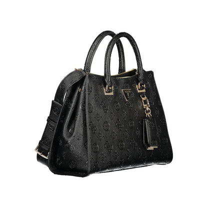 Guess Jeans – Schwarze Polyethylen-Handtasche