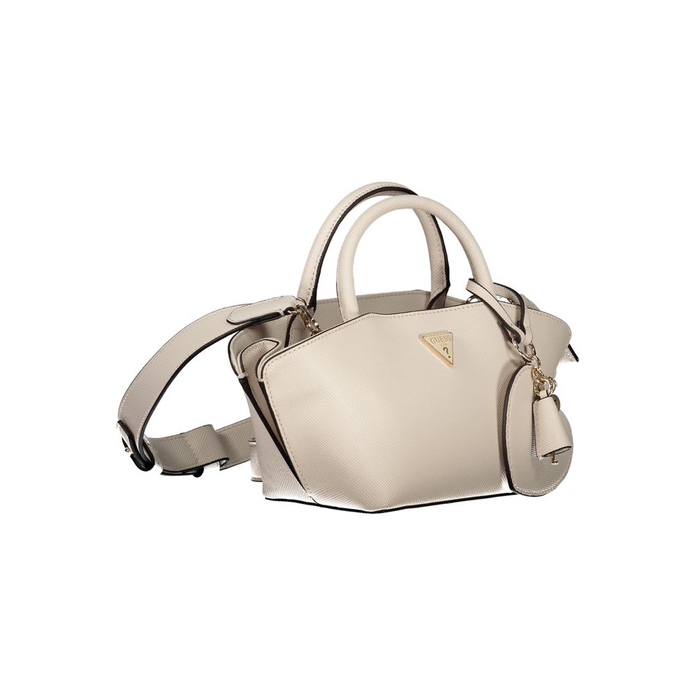 Guess Jeans Beige Polyethylen Handtasche
