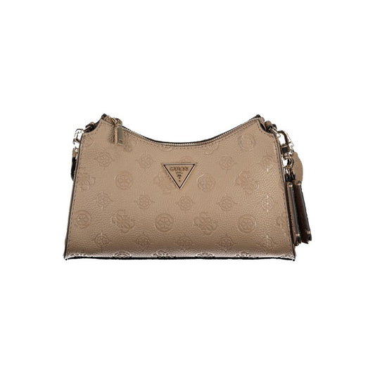 Guess Jeans Beige Polyethylen Handtasche