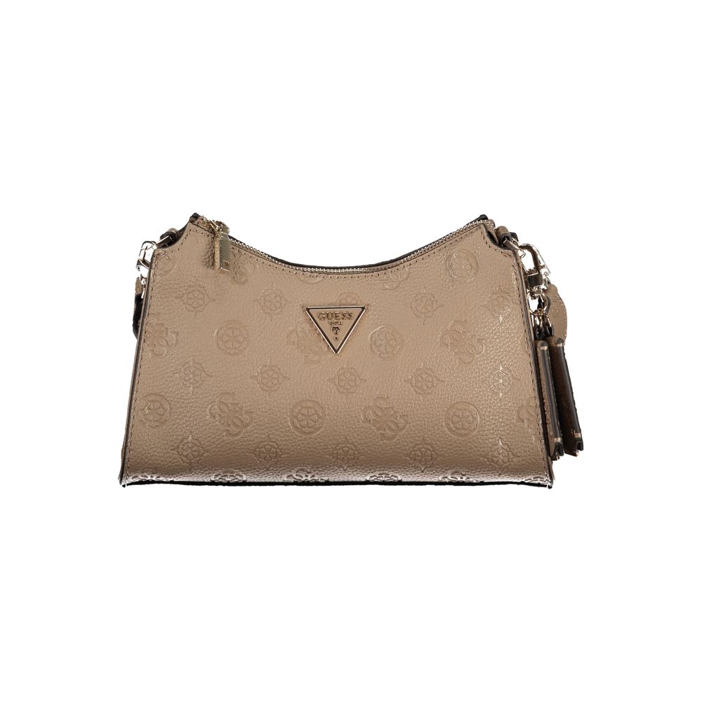 Guess Jeans Beige Polyethylen Handtasche