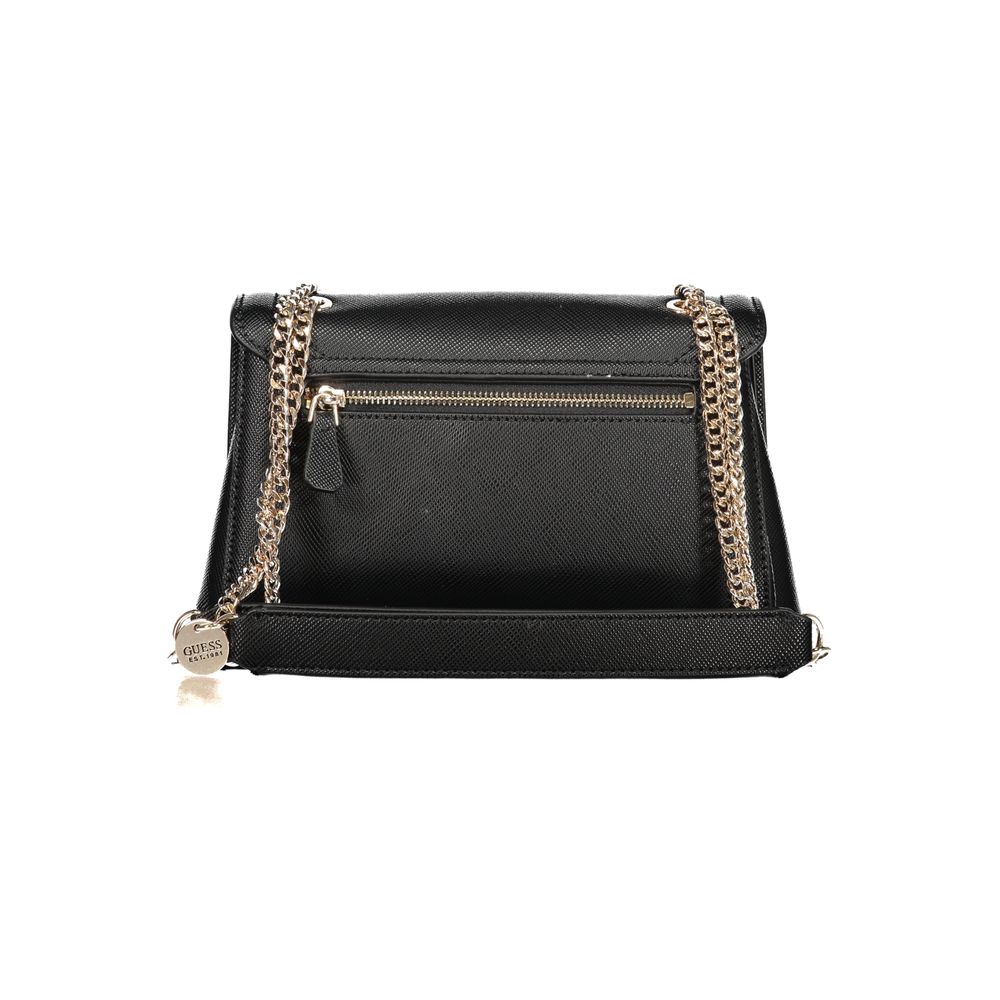 Guess Jeans – Schwarze Polyethylen-Handtasche