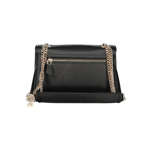 Guess Jeans – Schwarze Polyethylen-Handtasche