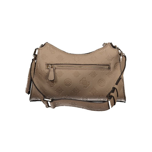 Guess Jeans Beige Polyethylen Handtasche