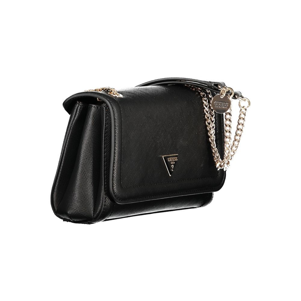 Guess Jeans – Schwarze Polyethylen-Handtasche