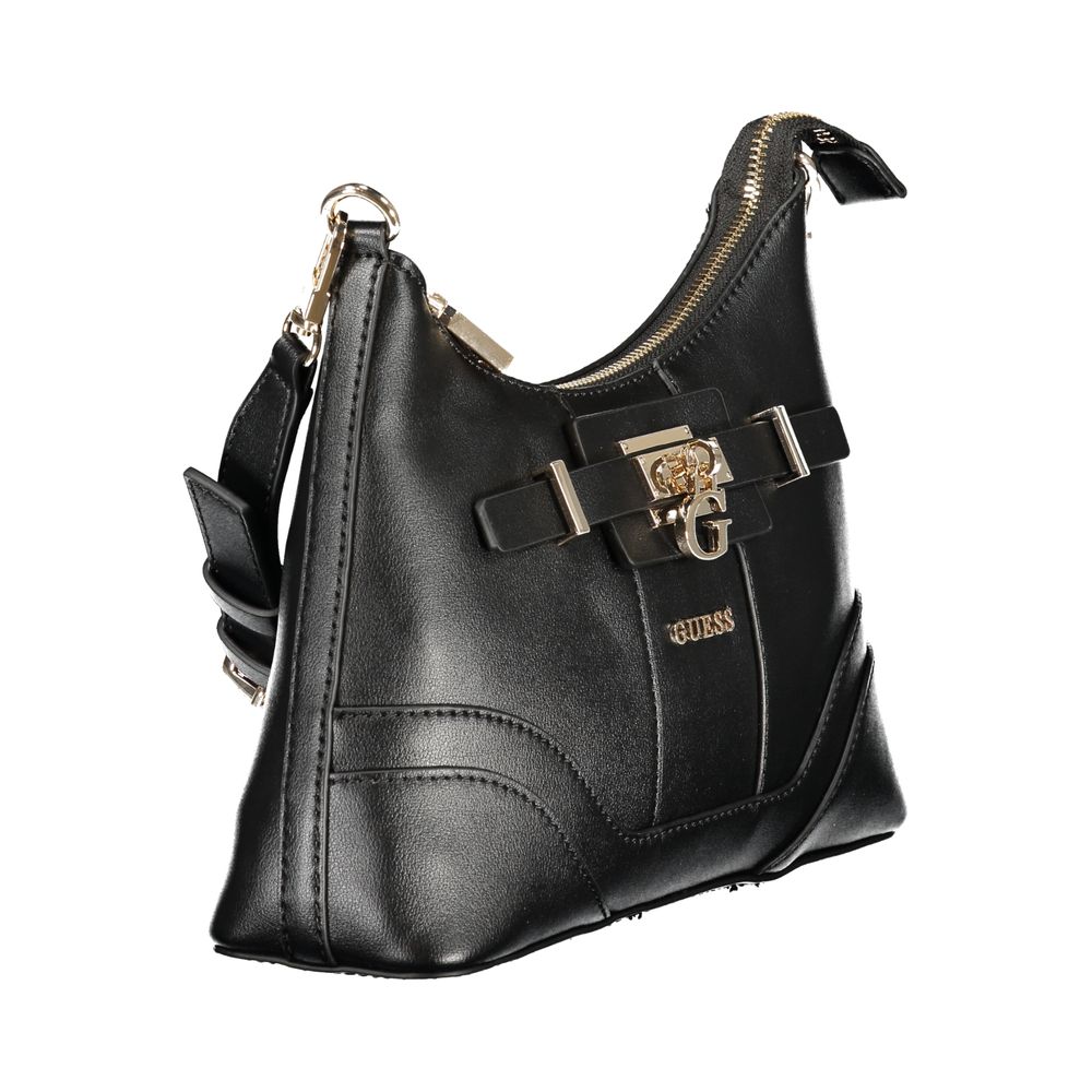 Guess Jeans – Schwarze Polyethylen-Handtasche