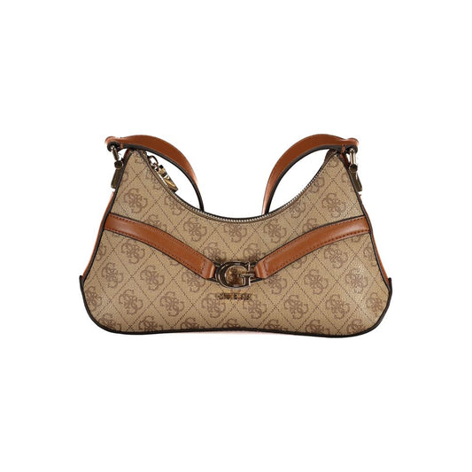 Guess Jeans Beige Polyethylen Handtasche
