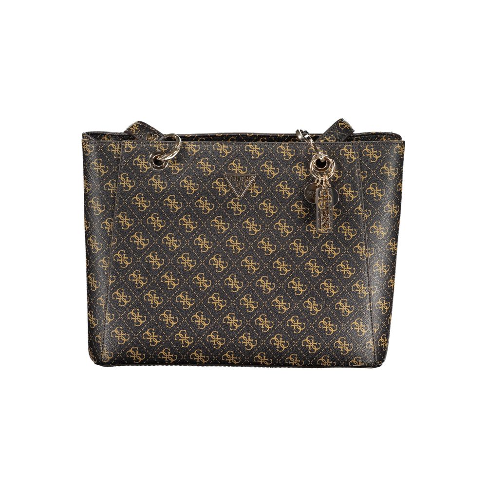 Guess Jeans – Handtasche aus Polyethylen in Braun