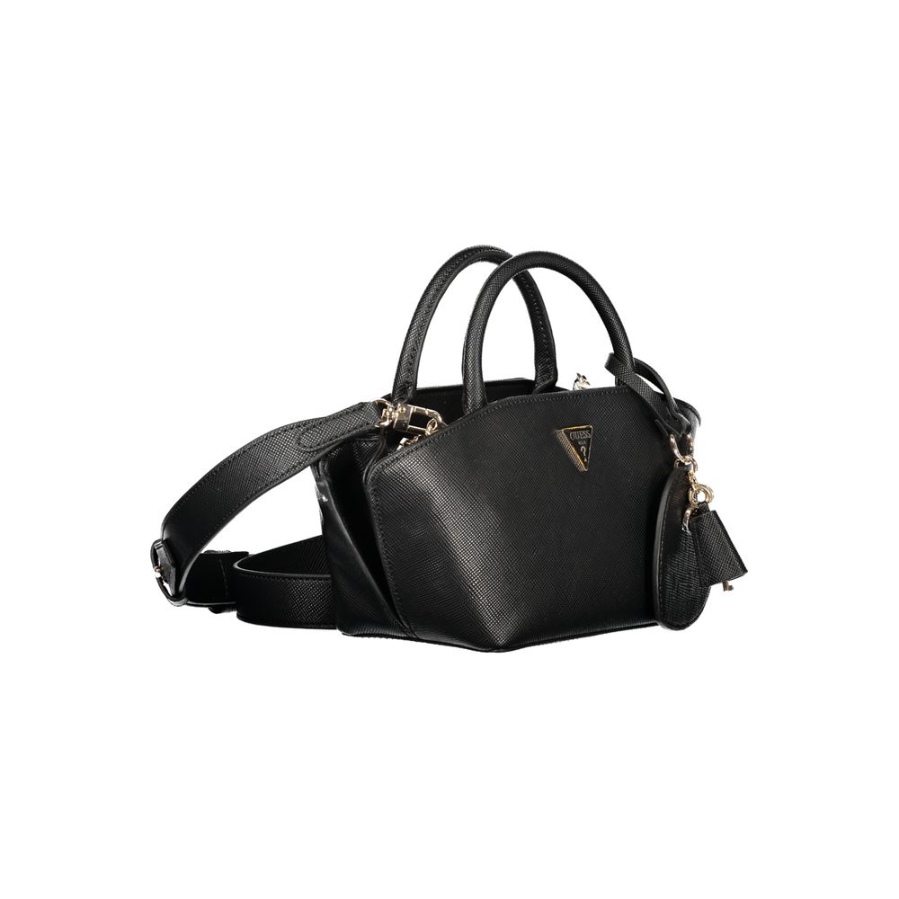 Guess Jeans – Schwarze Polyethylen-Handtasche