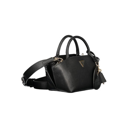 Guess Jeans – Schwarze Polyethylen-Handtasche