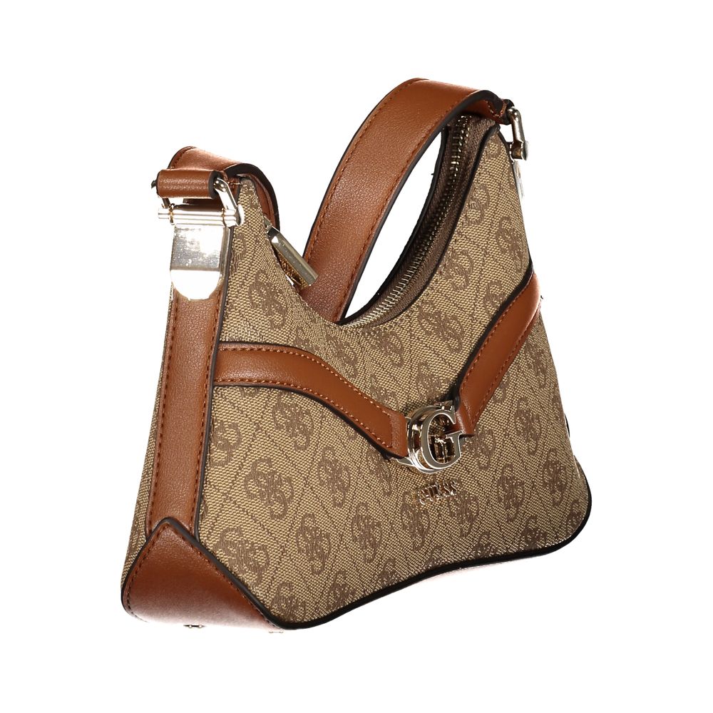 Guess Jeans Beige Polyethylen Handtasche