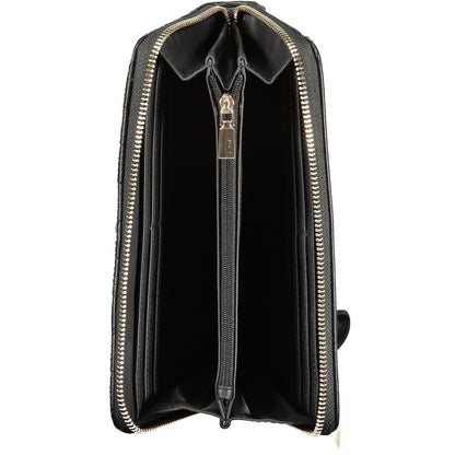 Guess Jeans – Schwarze Polyethylen-Geldbörse