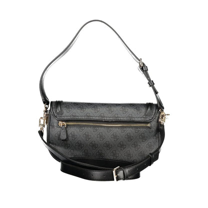 Guess Jeans – Schwarze Polyethylen-Handtasche