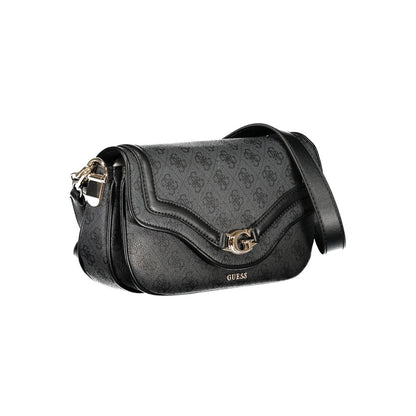 Guess Jeans – Schwarze Polyethylen-Handtasche