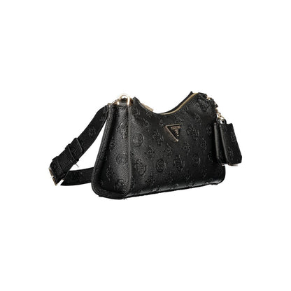 Guess Jeans – Schwarze Polyethylen-Handtasche