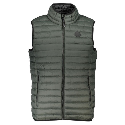Gianmarco Venturi Green Polyamide Sleveless Jacket