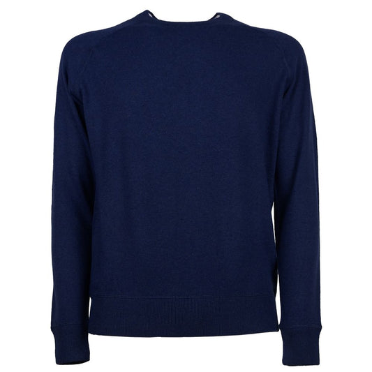 Blauer Herrenpullover aus Kaschmir von Emilio Romanelli