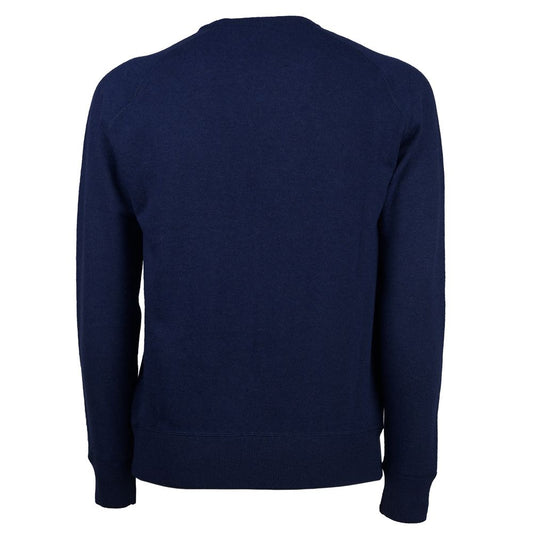 Blauer Herrenpullover aus Kaschmir von Emilio Romanelli