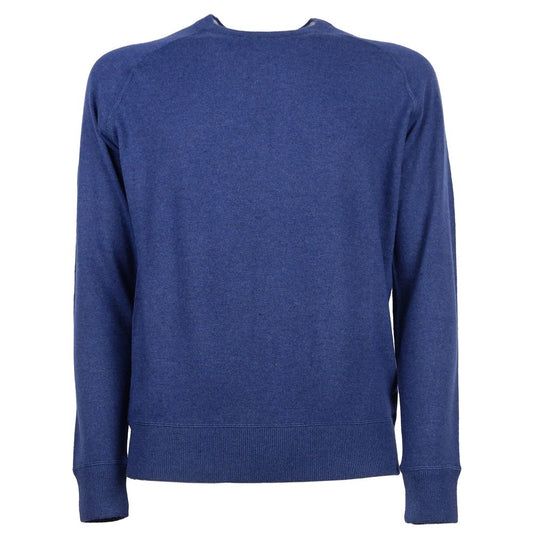Blauer Herrenpullover aus Kaschmir von Emilio Romanelli