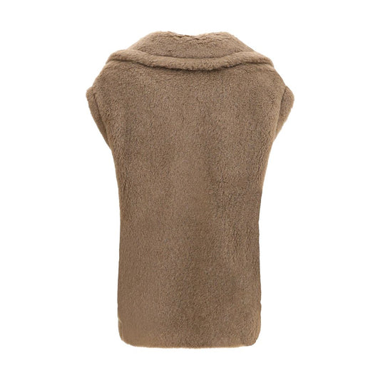 Max Mara Brown Alpaca Vicugna Pacos Coat