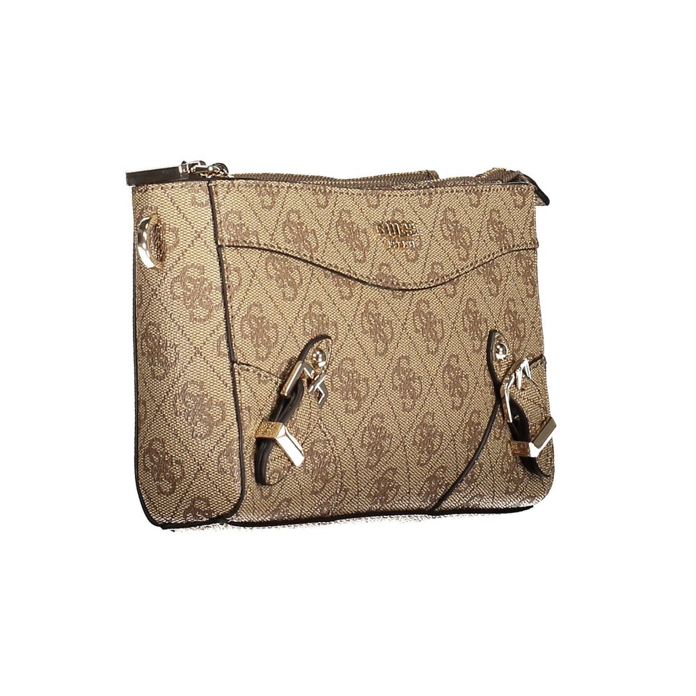 Guess Jeans Beige Polyethylen Handtasche
