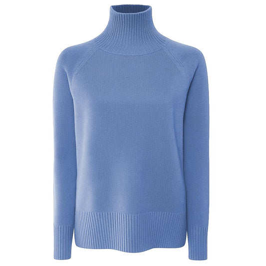 Emilio Romanelli Blauer Kaschmirpullover für Damen