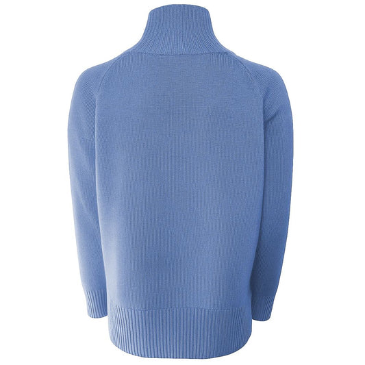 Emilio Romanelli Blauer Kaschmirpullover für Damen