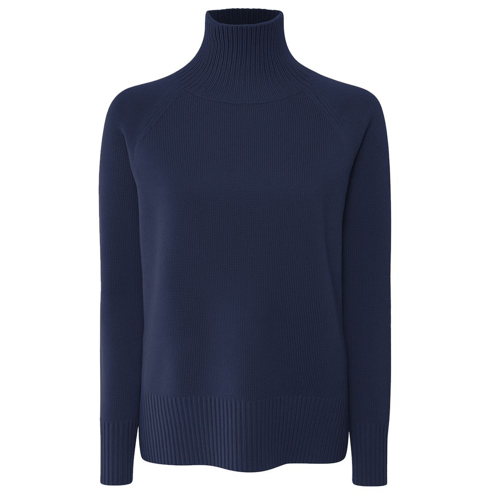 Emilio Romanelli Blauer Kaschmirpullover für Damen