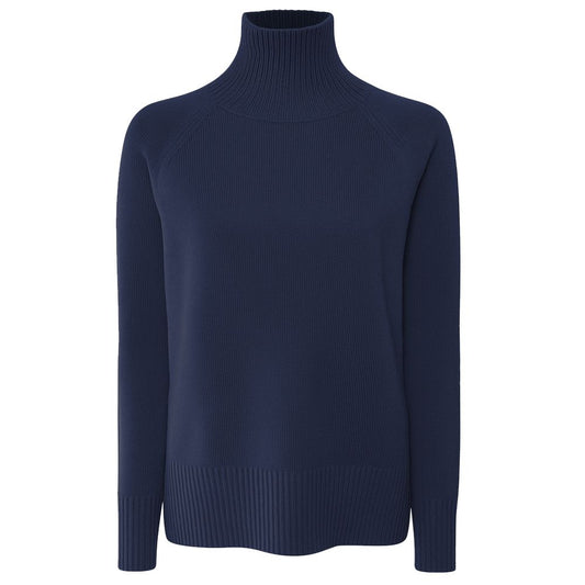 Emilio Romanelli Blauer Kaschmirpullover für Damen
