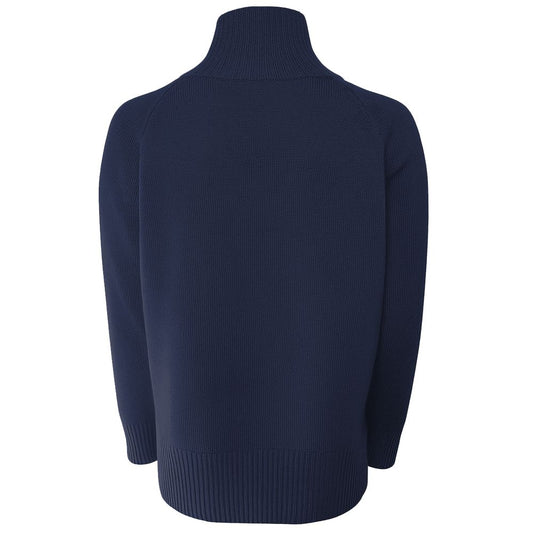 Emilio Romanelli Blauer Kaschmirpullover für Damen