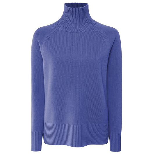 Emilio Romanelli Blauer Kaschmirpullover für Damen