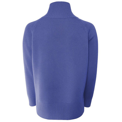 Emilio Romanelli Blauer Kaschmirpullover für Damen