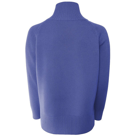 Emilio Romanelli Blauer Kaschmirpullover für Damen