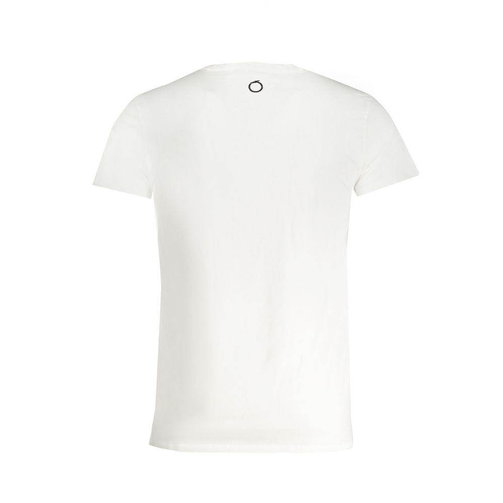 Weißes Baumwoll-T-Shirt von Trussardi