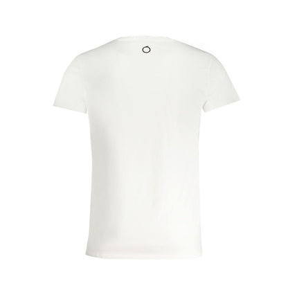 Weißes Baumwoll-T-Shirt von Trussardi