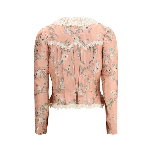 Chloé Fitted Jacket in jacquard taffeta and lace