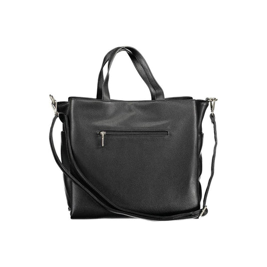BYBLOS Schwarze Polyethylen-Handtasche