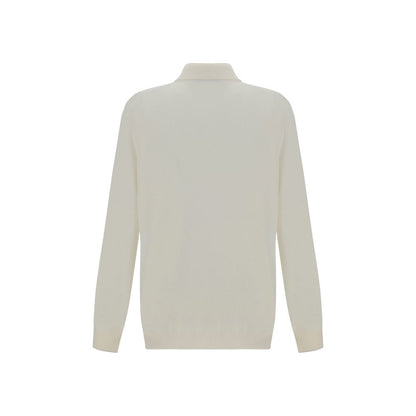 Brunello Cucinelli White Cashmere Cashmere Sweater