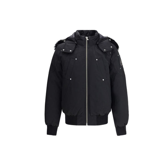 Moose Knuckles Black Cotton Clothing