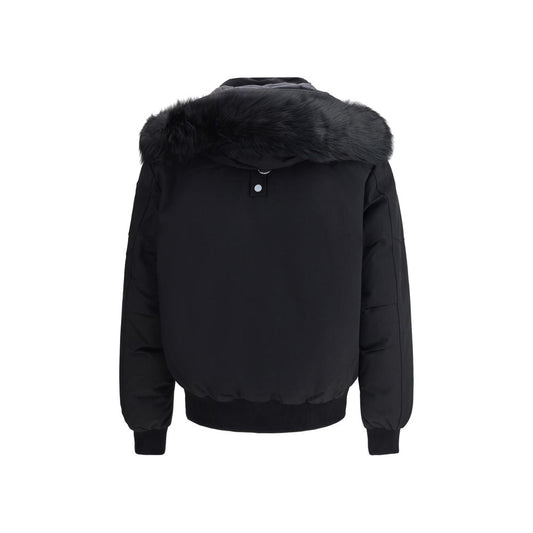 Moose Knuckles Black Cotton Clothing