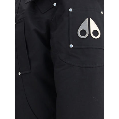 Moose Knuckles Black Cotton Clothing