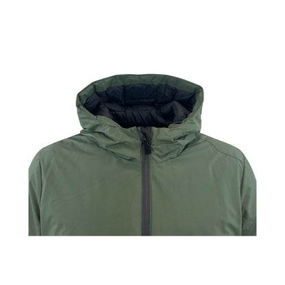 Suns Green Polyester Jackets & Coat