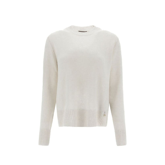 Herno White Cashmere Cashmere Sweater
