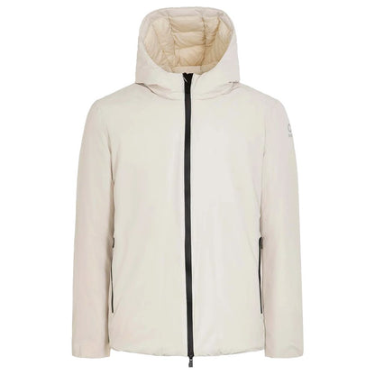 Suns White Polyester Jackets & Coat
