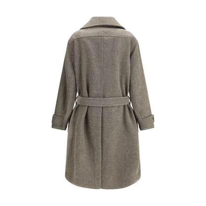 Lemaire Bicolor Wool Coat