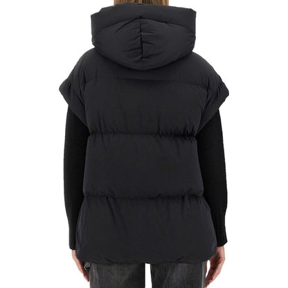 Herno Black Polyester Jackets And Coat
