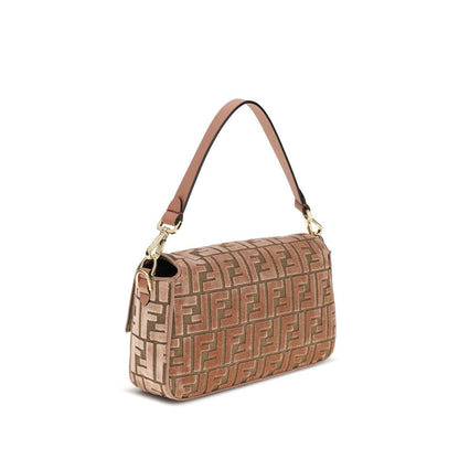 Fendi Multicolor Calf Leather Bos Taurus Shoulder Bag