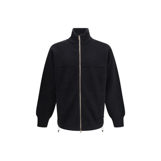 GR10K Black Wool Coat