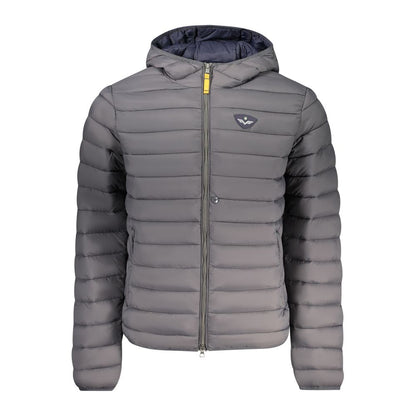 Armata Di Mare Graue Polyamid-Herrenjacke